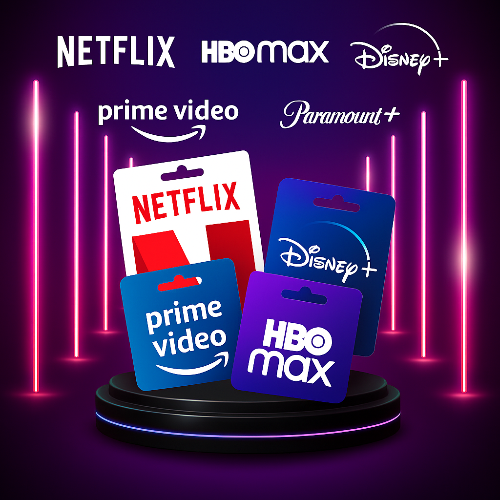 Combo servicios de streaming 50% - garantía 12 meses